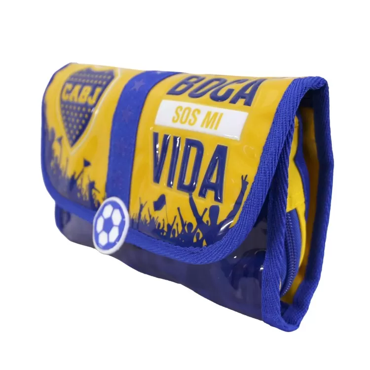 Cartuchera Escolar Cresko 2026 Boca Juniors Desplegable Art.BO455